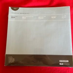 NWT Creative Memories 12 x 12 white pages